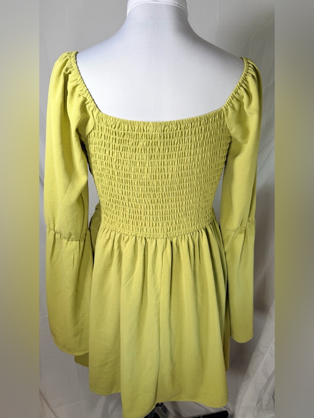 Mixed Threads Long Sleeve Square-Neck Smocked Dress - Picture 5 of 15